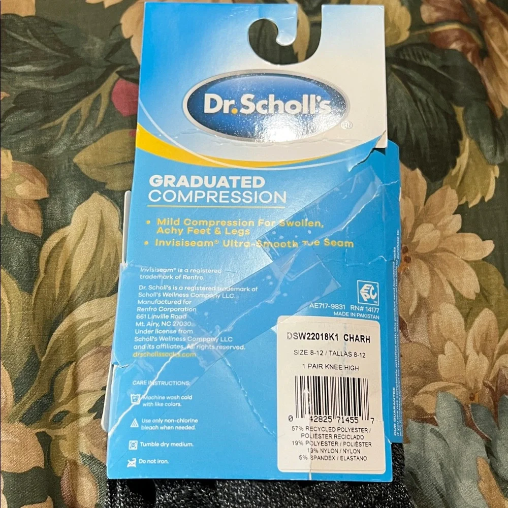 Dr. Scholls woman’s graduated compression socks knee-high mild compressing